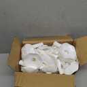 EBaokuup 60 Pcs Reusable Candle Drip Protectors,Detachable Plastic Candle Holders with Wax Catcher,Candle Bobeches for Church Vigil Christmas Eve Wedding Party Tapers Candlesticks