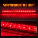 Third 3rd Brake Light LED for 2007-2014 Chevy Tahoe Suburban/GMC Yukon, High Mount Rear Brake Lights Assembly for 07-14 Yukon XL, Waterproof Center Cab Lamp Stop Light (Clear)