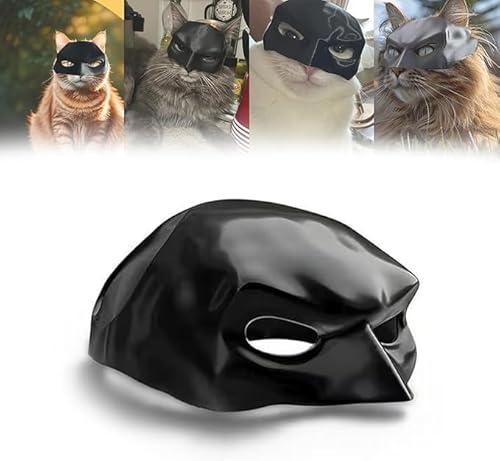 Amazon.com : BatCat Mask Cosplay, Bat Style Cat Mask, Pet Costume Accessory, Fun and Adorable Superhero cosplay mask for Cats, Black CatBat Cosplay Halloween Mask Hat for Cats, cat Apparel (Large 5.1" L x 3.5" W) : Pet Supplies