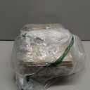 Reginary 16 Pcs Jute Tote Gift Bags Natural Burlap Grocery Shopping Bag Beach Tote with Handle for Bridesmaid Wedding Travel (Beige Trim)