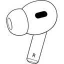 Siatron OEM Single Right Earbuds Replacement for Pod Pro (2nd Generation), A3047, A3048, A3049. Genuine Right Ear Side Only, Compatible Original Air Pro 2 A2968 Charging Case (Right-A3047 A3048 A3049)