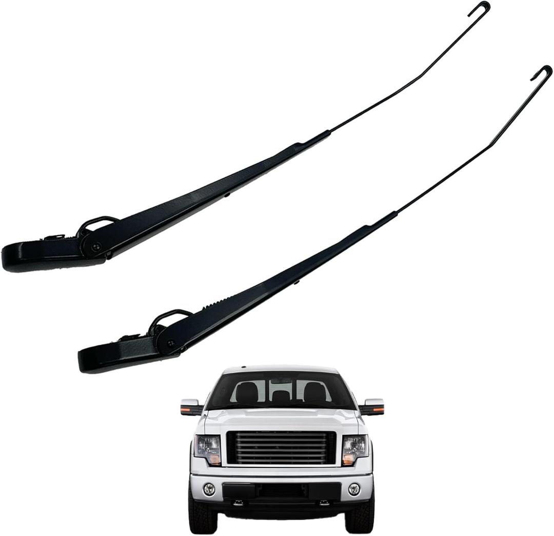1 Pair Windshield Wiper Arm Compatible with 2004-2014 Ford F-150, 2009-2014 Ford Lobo,2010-2014 Lincoln Mark LT (Front Left + Front Right) #42937,42992