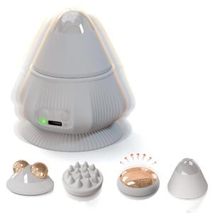 PORTHOLIC Portable Massage Ball with Mount, Conical Design