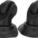 Yosoo Universal Wheel Suitcase Drawbar Box Luggage Cases Accessory Silent Black Single Row Wheel for Traveling, 360 Swivel Suitcase Casters for Luggage Black, Swivel Repair Caster Wheels