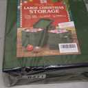 Holiday Cheer Premium Christmas Ornament Storage with 8 Tray Christmas Storage Container with Dividers Perfect for Holiday Decorations Fits 128 Holiday Ornaments Tear-Proof Fabric