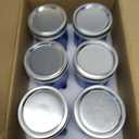 WELLIFE 6-Pack Mason Jars 16 oz with Lids Blue Wide Mouth Glass Mason Jars, Airtight Leak-Proof Canning Jars for Food Storage, Fermenting, Pickling, Freezing, and Crafts