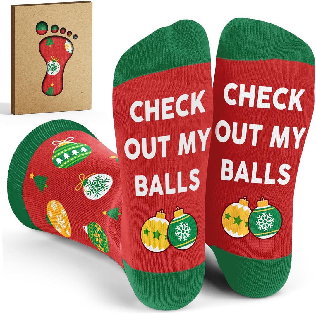 Crazy Socks, Funny Socks for Kids, Girls & Boys - Cool Gag gift - Christmas Gifts, Stocking Stuffers for Women, Men