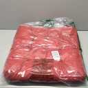 Sorra Home Outdoor Tufted Floor Pillow Single, 40" x 40" x 5", Canvas Persimmon