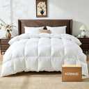 Oeko-TEX Goose Down Feather Fibers Comforter Super King Size