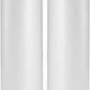 White Pillar Candles - Set of 2 Unscented Pillar 3x12 inches for Wedding Centerpiece Candle, Home Decor and Holiday Celebrations