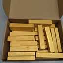 Chunful 24 Pcs Gold Table Number Holders Wood Place Card Holder Wedding Table Name Stands Picture Photo Display Menu Sign Stands for Wedding Party Events Banquet Birthday Party Restaurant