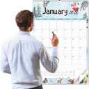 Guasslee 2026 Large Wall Calendar,20"x 30" Vertical Jumbo Hanging Wall Planner,18 Monthly Calendar from Jan. 2026 to Jun. 2027 with Lines,Spiral Binding and Notes for Easy Organizing