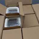 12pcs Square Glass Pantry Storage Jars Set with Glass Lids 0.76Qt/1.22Qt/1.67Qt - Airtight Stackable Kitchen Canisters Sets | 24floz / 40floz / 53floz Glass Pantry Storage Containers
