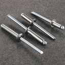 Wensilon (150Pcs) 1/4" X 1/2" Stainless Steel Blind Pro Rivets, Steel Handle And Stainless Steel Mandrel