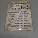 Yoyuspy 70th Birthday Decorations for Women Men, Vintage Double-Sided Printing Back in 1956 Acrylic Poster Sign with Stand Gifts, Cheer to 70 Years Party over the Hill Table Decor Supplies