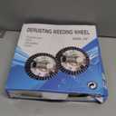 10 inch Unbreakable Steel Wire Weed Brush Cutter Trimmer Head,Lightweight Wired Trimmer Blade for Weed Trimmer,Wired Weed Trimmer Attachments Head (Adapters Not Included)