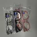 CCVOO 6 Pack Blue Light Blocking Reading Glasses, Anti Headache/Glare/Eye Strain Readers Computer Eyeglasses Women/Men (6 Pack Mix,3.00)