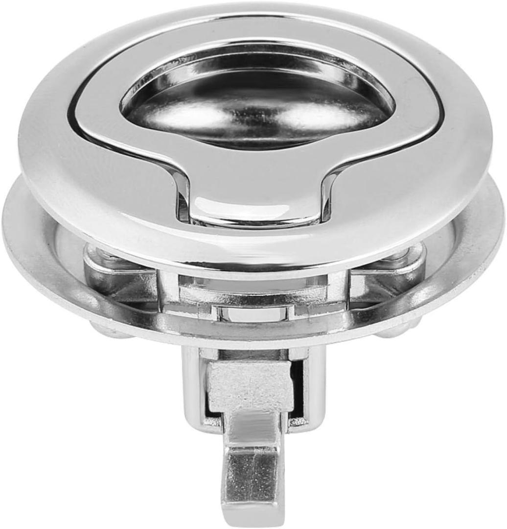 TOPINCN Round Pull, Boat Boat Deck Cabin Flush Pull, Marine for Rv Boat Marine Deck