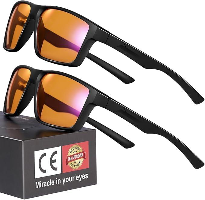 Okany Blue Light Blocking Glasses Gaming ESports Computer Glasses Powerful Professional Screen Filter (Black)