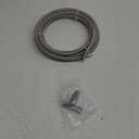 Refrigerator Ice Maker Water Line Kit - 12' Braided Stainless Steel Fridge Water Line with 1/4" Compression Fittings Pex Tubing Core and Water Splitter