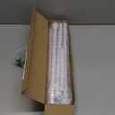 White Curtain Rods for Windows 28 to 60 inch, Adjustable Curtain Rod Set with Brackets Easy Install, Decorative Slender 5/8 Diameter Drapery Rod, Heavy Duty Drape Pole for Living Room, Bedroom