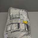 GPQAWER Boho Couch Cover, Chenille Couch Cover Soft Pet-Friendly Sofa Cover for Dog, Sofa Slipcover Multi-use Furniture Protector with Tassels, Washable Cover for 3 Cushion Sofa (71" x 118", French Murals Black)