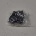 M8-1.25 Metric Thread Bolts Plastic Furniture Legs 5 Inch Black Square Sofa Feet with T-Nuts - Couch Feet Replacement - Couch Legs Set of 4