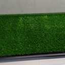 Dog Grass Large Potty Patch, Dog Litter Boxes Artificial Grass Bathroom Turf for Pet Training, Washable Puppy Pee Pad, Perfect Indoor/Outdoor Portable Potty Pet Loo (Tray system-35"X22.6")