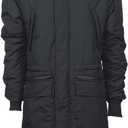 Arena Unisex Adult Team Swim Parka Solid Fleece Warm Winter Coat Waterproof Long Jacket for Women and Men Cold Weather Anorak (Medium, Asphalt)