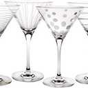 Mikasa Cheers Martini Glass, 10-Ounce, Set of 4