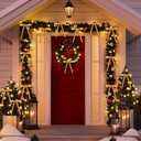 Joottuan Velvet Christmas Bow 5 x 7 inches Rustic Crafts Gift Bows Vintage Velvet Ribbon Wreath Bows for Christmas Tree Home Decor Indoor Outdoor Decoration (48, Khaki)