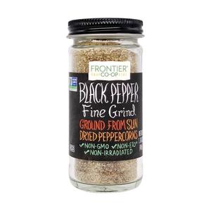 Frontier Herb Pepper - Black - Fine Grind - 1.76 Oz (EXP 10/20/27)