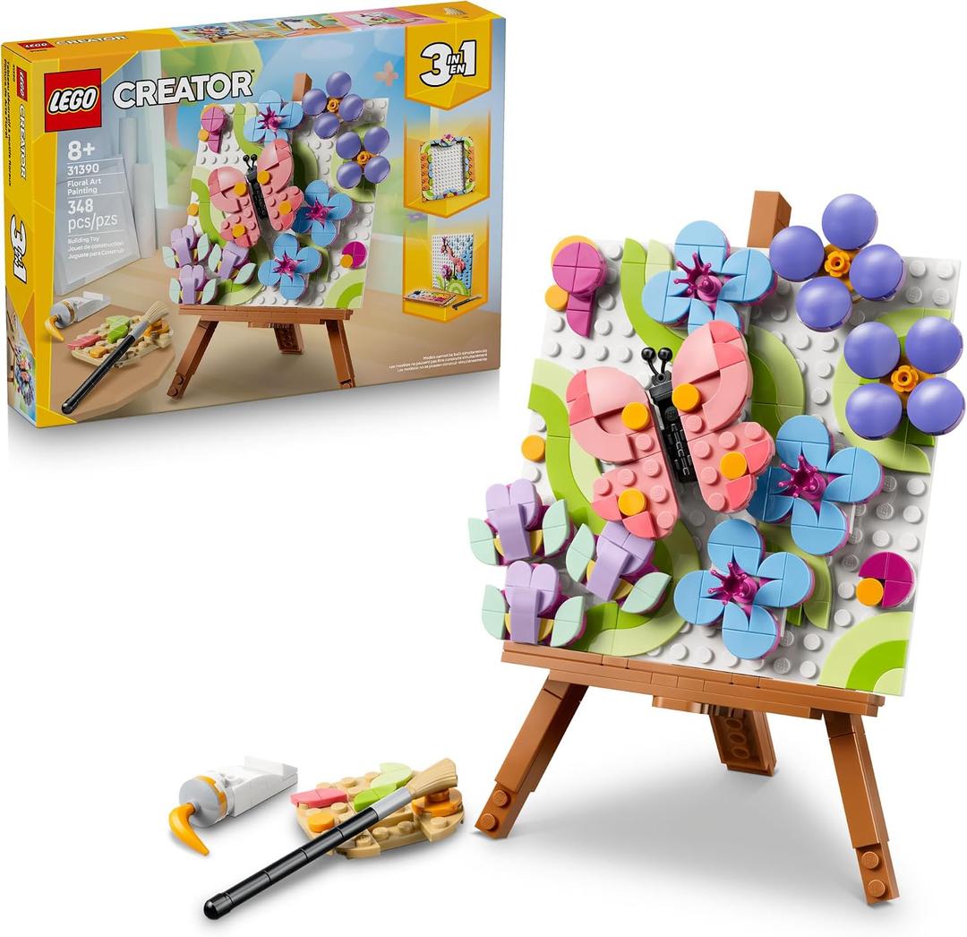 LEGO Creator 3 in 1 Floral Art Decor Painting 31390