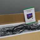 U`King DJ Laser Light, 5 Beam Effect Sound Activated DJ Party Lights RGBYC LED Laser Light Show with DMX Control for Disco Dancing Birthday Bar Stage Lighting ((22.4*6.1*4.5in))