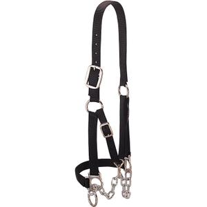 Weaver Leather Heavy-Duty Restraint Halter, Medium, Black (35-0902-BK)
