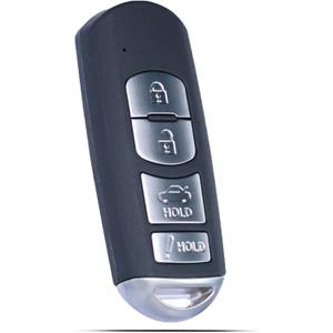 Key Fob Keyless Entry Fits for Mazd 3 Mazda 6 MX5 Miata 2014 2015 2016 2017 2018 2019 Remote Control Key Replacement 4 Button WAZSKE13D01 GJY9-67-5DY