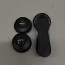 KEYWING Phone Camera Lens 3 in 1 Phone Lens Kit, 198 Fisheye Lens + 120 Super Wide-Angle Lens + 20x Macro Lens for iPhone Samsung Android Smartphone Black 3in1