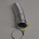 Heavy Duty 4"Flexible Dryer Vent Exhaust Duct Hose 16 Feet Long, Extra Thick(6-ply) Aluminum Foil HVAC Ducting Kit with 2 Key Hose Clamps