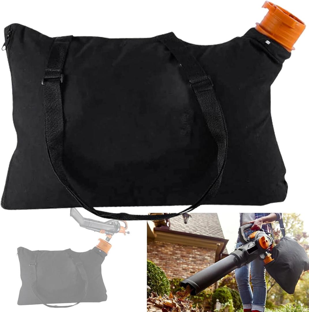 50026858 Trivac Leaf Collection Bag (WGBAG500) for Worx Vacuum Cleaner 12 Amp Blower - Leaf Blower Collection Bag 50015035, Replaces WG500, WG501, WG502, WG505, WG508, WG509, WG518