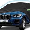 Proadsy 2025 Upgrade Car Cover for BMW X5 2007-2025, 6 Layers Waterproof All Weather for Automobiles, Windproof Snowproof Rain Hail Sun UV Protection Full Outdoor Indoor Exterior Car Covers, Black