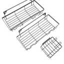 3pcs Bathroom Shelf Floating Shower Shelves Versatile Shampoo Stand Household Storage Bracket Home Supply Bathroom Shampoo Stand Wall-mounted Storage Bracket Soap Dish