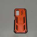 FNTCASE for Samsung Galaxy A14-5G Case: Dual-Layer Protective Textured Shockproof Rugged TPU Cover with Kickstand | Military Grade Drop Protection | Heavy Duty Cell Phone Protector - Orange