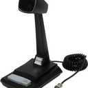 Astatic 302-AST878DM CB Desk Microphone, Black, Auxiliary