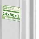 14x30x1 Reusable Air Filter MERV 8 Washable Furnace & AC Filter with 2 Extra Media Pads, Aluminum Electrostatic Air Filters for Home, Fits HVAC System, Air Conditioner, Air Handler