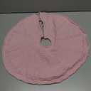 Mini Pink Tree Skirt,18 Inches Knitted Christmas Tree Skirt,Christmas Tree Decorations, Farmhouse Decor Xmas Holiday Home Party Decorations