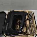 6-Speed Easy Storage Hand Mixer with 5 Attachments & Storage Case, Black