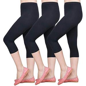 IRELIA 3 Pack Modal Girls Leggings Capri Solid Pant for School/Holiday, 10/M size IRELIA 3 Pack Modal Girls Leggings Capri Solid Pant for School/Holiday, 10/M size
