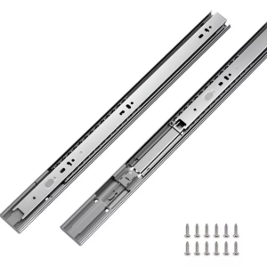 Lontan Drawer Slide 3-Fold Soft Close Ball Bearing 22" - 2 Pack