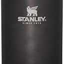 Stanley Adventure-To-Go Vacuum Bottle 1.1 qt | Wide Mouth with Leakproof Cup Lid | Keep Drinks Hot or Cold | Packable for Travel | Insulated Stainless Steel Thermal Bottle | BPA-Free | Charcoal Glow