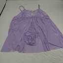 Avidlove Plus Size Babydoll Womens Snap Crotch Lingerie V Neck Lace Nighty Sleepwear 20W